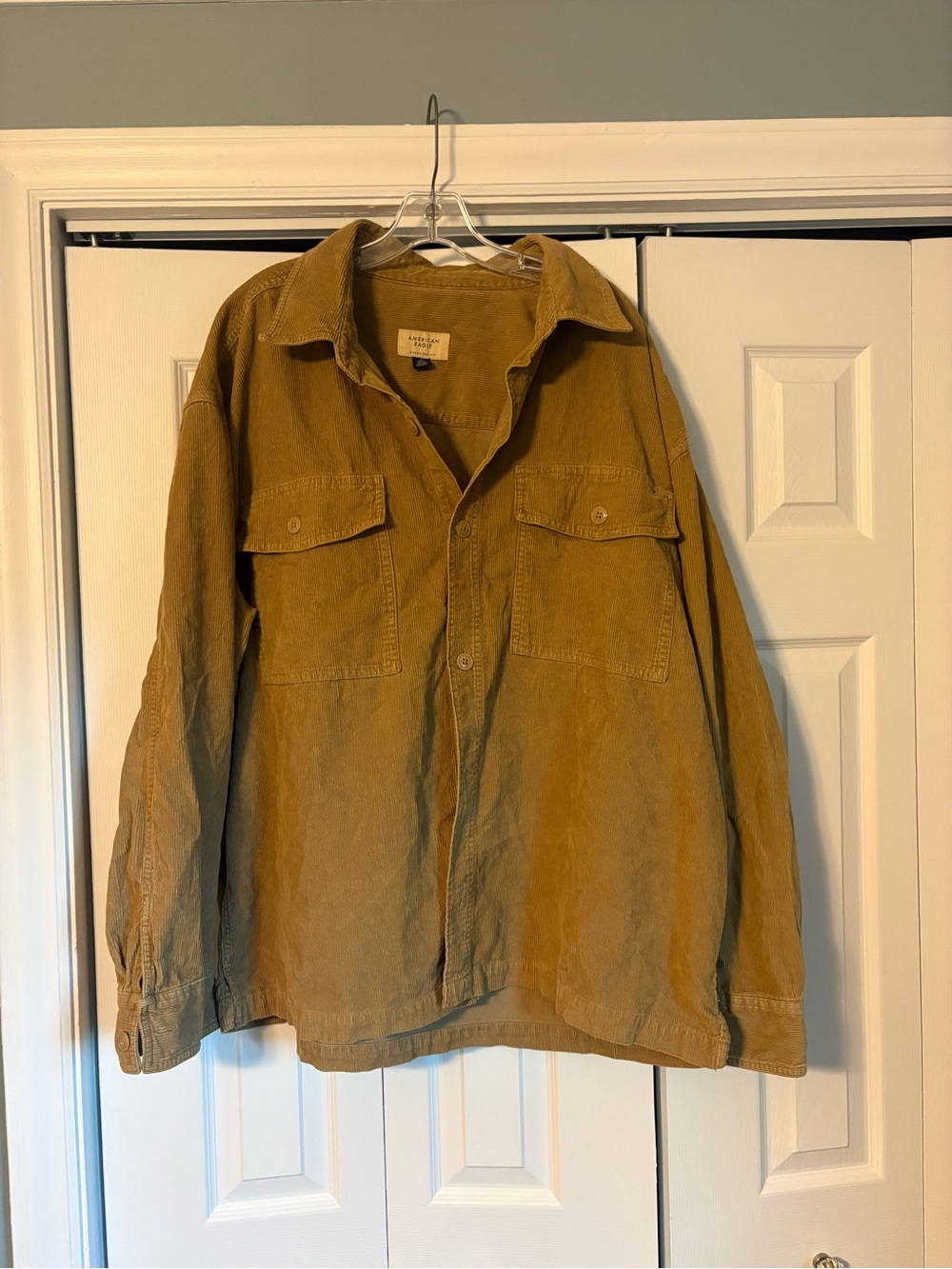 American Eagle Outfitters Corduroy Field Jacket in Mustard
